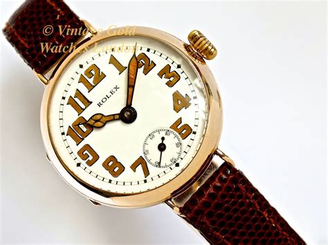 15 jewel rolex 1919|Rolex WW1 Officer’s Watch 9K 1919, Porcelain .